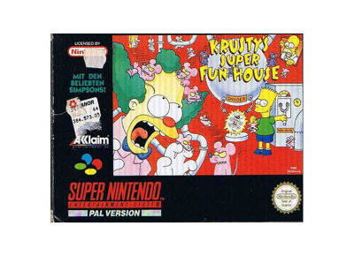 Jeux Vidéo Krusty's Super Fun House Super Nintendo