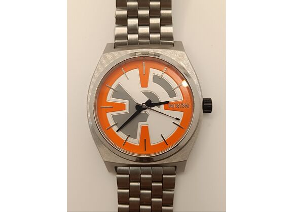 Image Montre Unisexe NIXON Star Wars BB-8 Acier Argenté 37 mm