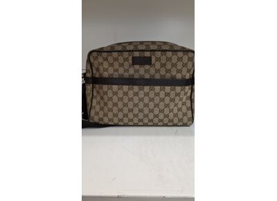 Image Sac à main GUCCI Messenger Porté croisé Toile Beige