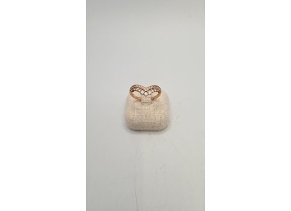 Image Bague Plaqué or Strass