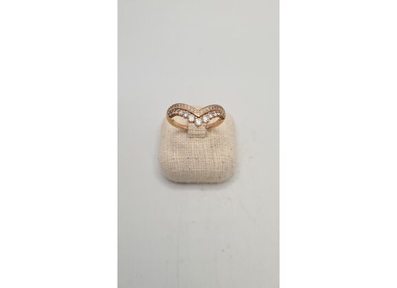 Image Bague Plaqué or Strass