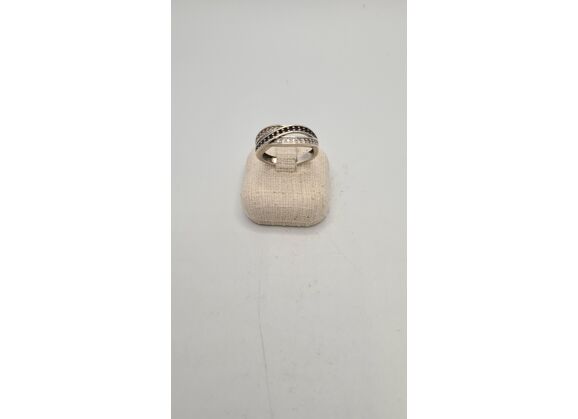 Image Bague Argent Strass