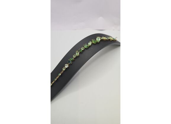 Image Bracelet Acier Cristal Sans