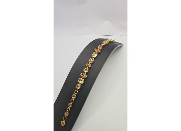 Image Bracelet Acier Cristal Sans