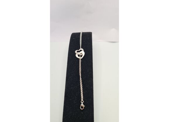 Image Bracelet Argent Strass