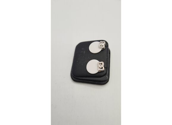 Image Boucles d'oreilles Argent Strass