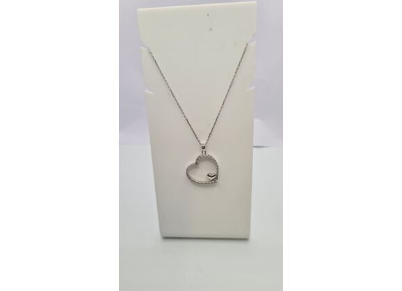 Image Collier Argent Strass