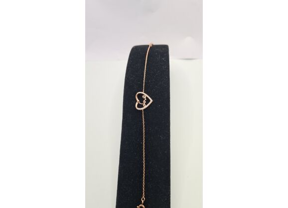 Image Bracelet Argent Strass
