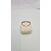 Image Bague Demi-alliance Argent Oxyde de zirconium