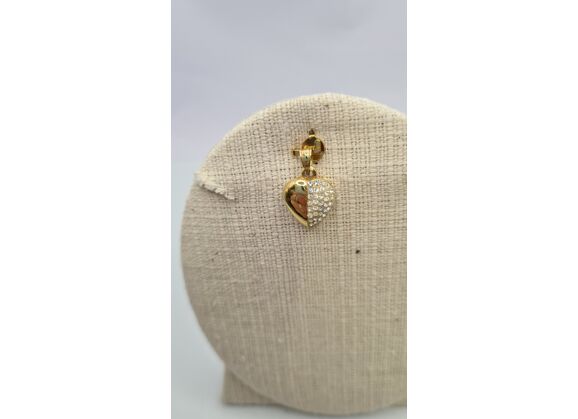Image Pendentif Or jaune Oxyde de zirconium