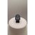 Image Bague Argent Pierre bleue Pierre noire