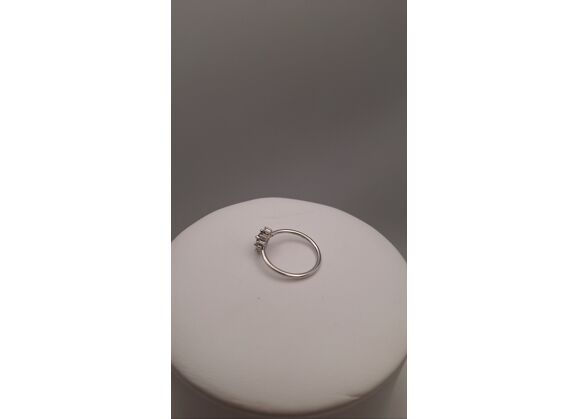 Image Bague Argent Pierre bleue