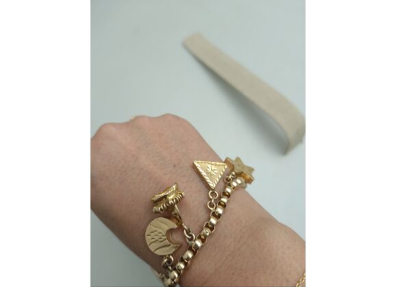 Image Bracelet Gourmette Or jaune