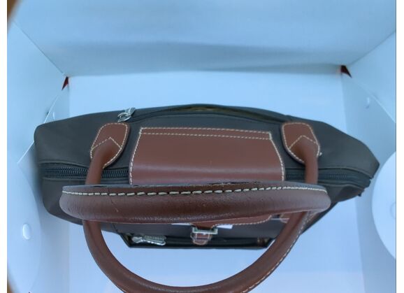 Image Sac à main HEXAGONA Porté main Tissu Marron