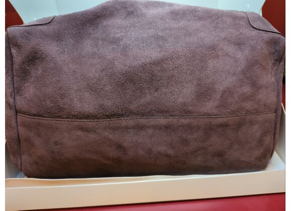 Image Sac à main GERARD DAREL Le Soho Porté épaule Daim Violet