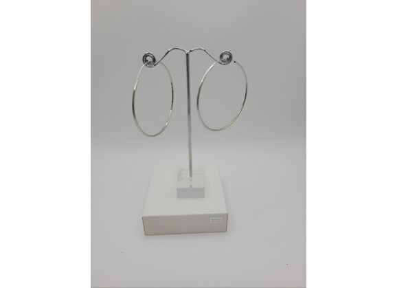 Image Boucles d'oreilles Créoles Argent