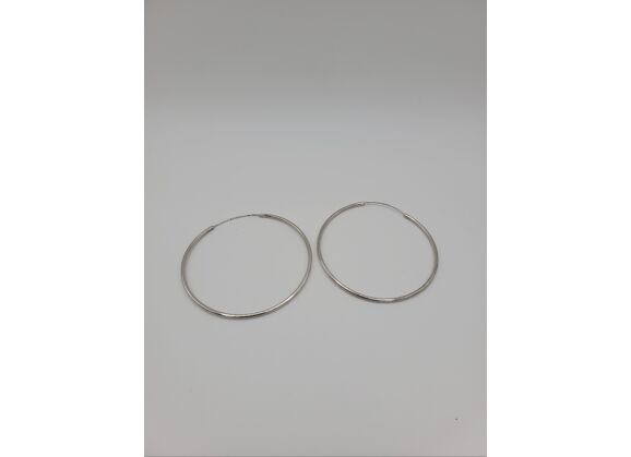 Image Boucles d'oreilles Créoles Argent