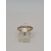 Image Bague Plaqué or Oxyde de zirconium