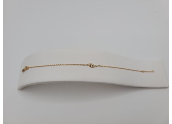 Image Bracelet Plaqué or Oxydes de zirconium
