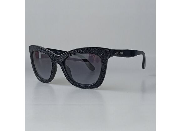 Image Lunettes de soleil JIMMY CHOO Flash/s Acétate Noir 52 mm