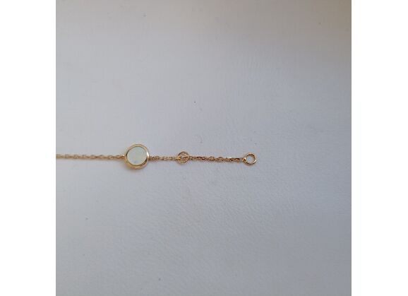 Image Bracelet Plaqué or Nacre