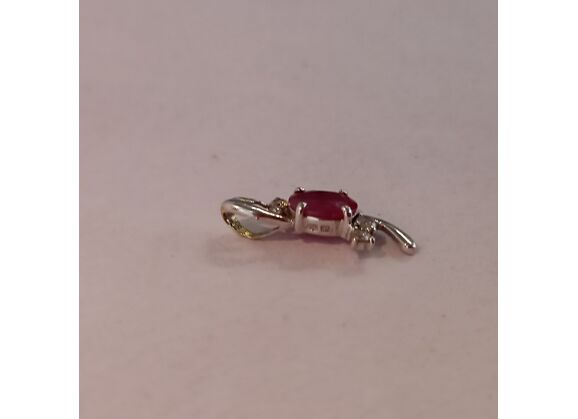 Image Pendentif Or blanc Diamant