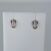 Image Boucles d'oreilles Or blanc Oxydes de zirconium