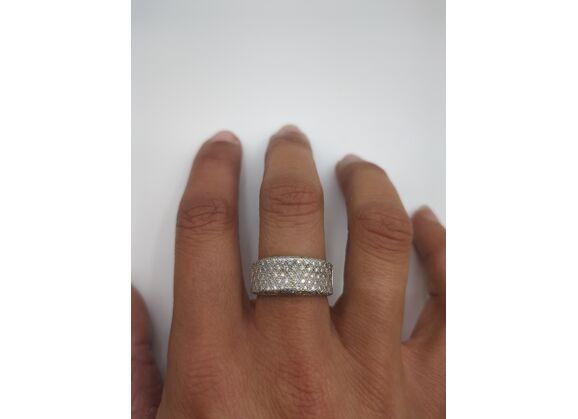 Image Bague Or blanc Diamant