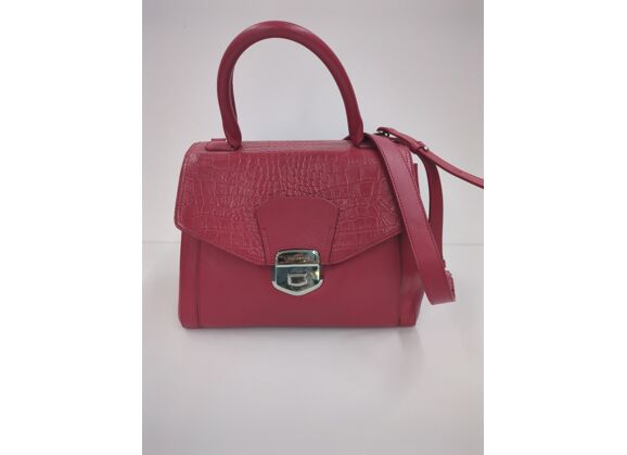 Image Sac à main LANCASTER Porté croisé Cuir Rouge
