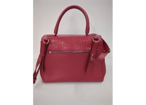Image Sac à main LANCASTER Porté croisé Cuir Rouge