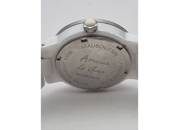 Image Montre Femme Amour le jour Céramique Blanc 31 mm