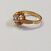 Image Bague Plaqué or Oxyde de zirconium