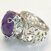 Image Bague Argent Pierre violette