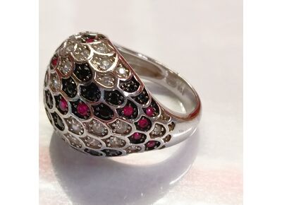 Image Bague Argent Oxyde de zirconium