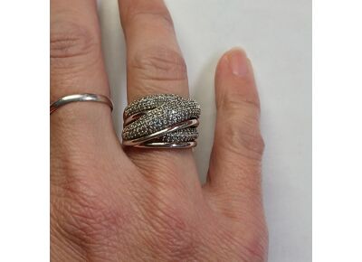 Image Bague Argent Oxyde de zirconium