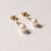 Image Boucles d'oreilles Or jaune Perle Sans