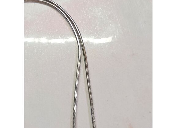 Image Collier Argent Oxyde de zirconium