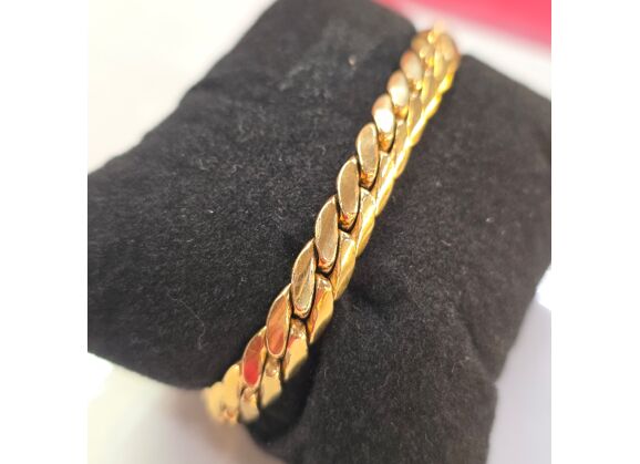 Image Bracelet Plaqué or Maille anglaise