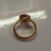 Image Bague Plaqué Or Oxyde de zirconium