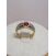 Image Bague Or jaune Rubis Diamant