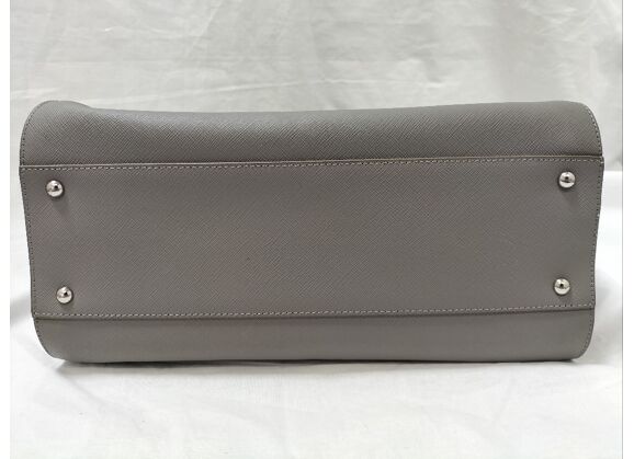 Image Sac à main LANCASTER Bowling Porté main Cuir de vachette Gris