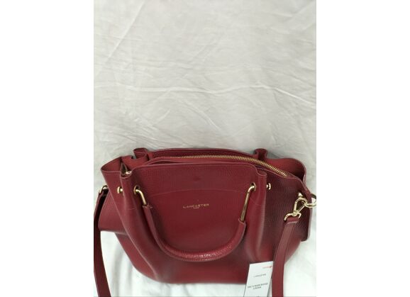 Image Sac à main LANCASTER Porté épaule Cuir Rouge