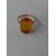 Image Bague Or jaune Ambre Sans