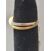Image Bague Or jaune Oxydes de zirconium