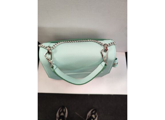 Image Sac à main LANCEL Ninon Porté croisé Cuir Vert clair