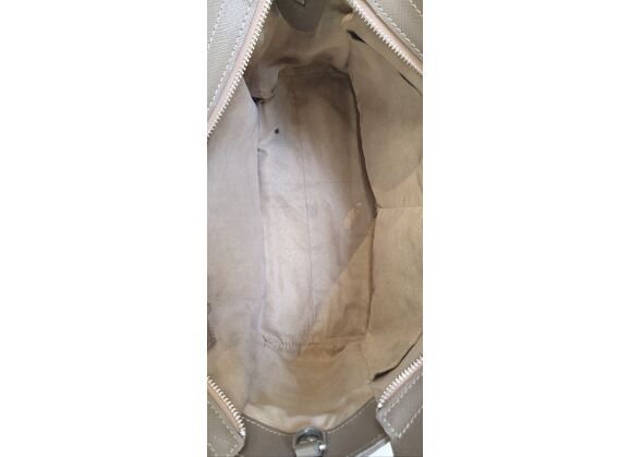 Image Sac à main LANCASTER Porté main Cuir Taupe