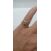 Image Bague Or jaune Emeraude Oxyde de zirconium