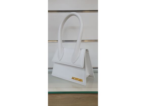 Image Sac à main JACQUEMUS Porté croisé Cuir Blanc