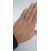Image Bague Or rose Diamant Rubis