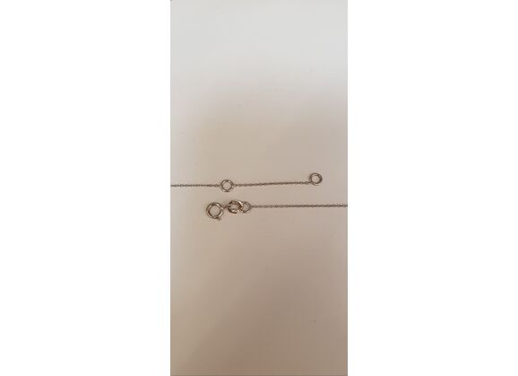 Image Collier Or blanc Diamant